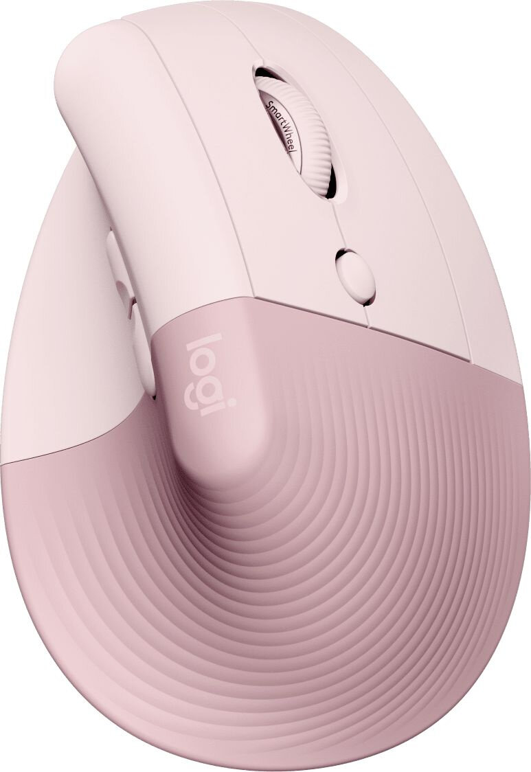 Logitech Мышь Logitech Lift розовый оптическая (1000dpi) беспроводная USB