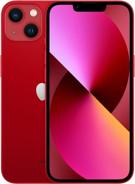 Смартфон Apple iPhone 13 4/128Gb (MLMQ3LL/A), красный