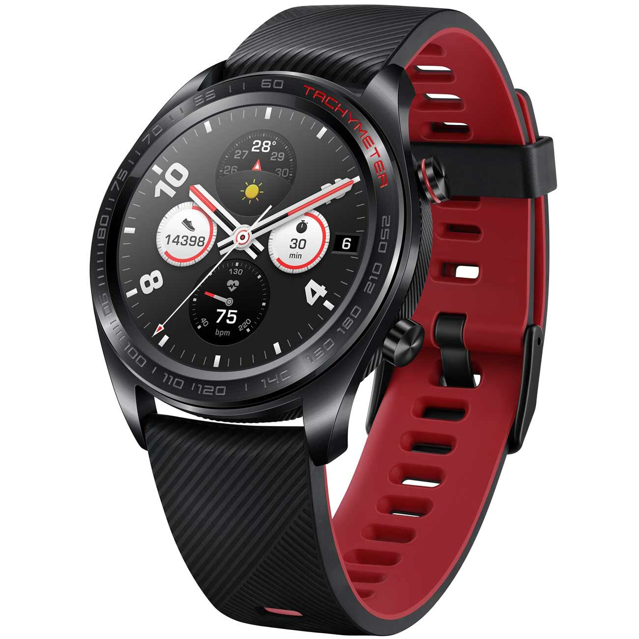 Часы Honor Watch Magic silicone strap (Lava Black)