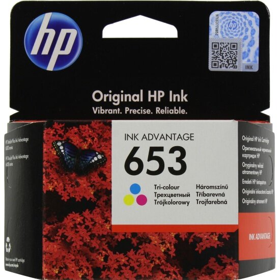 Картридж HP 3YM74AE № 653 цветной для Deskjet 6475/6075 (200стр.)