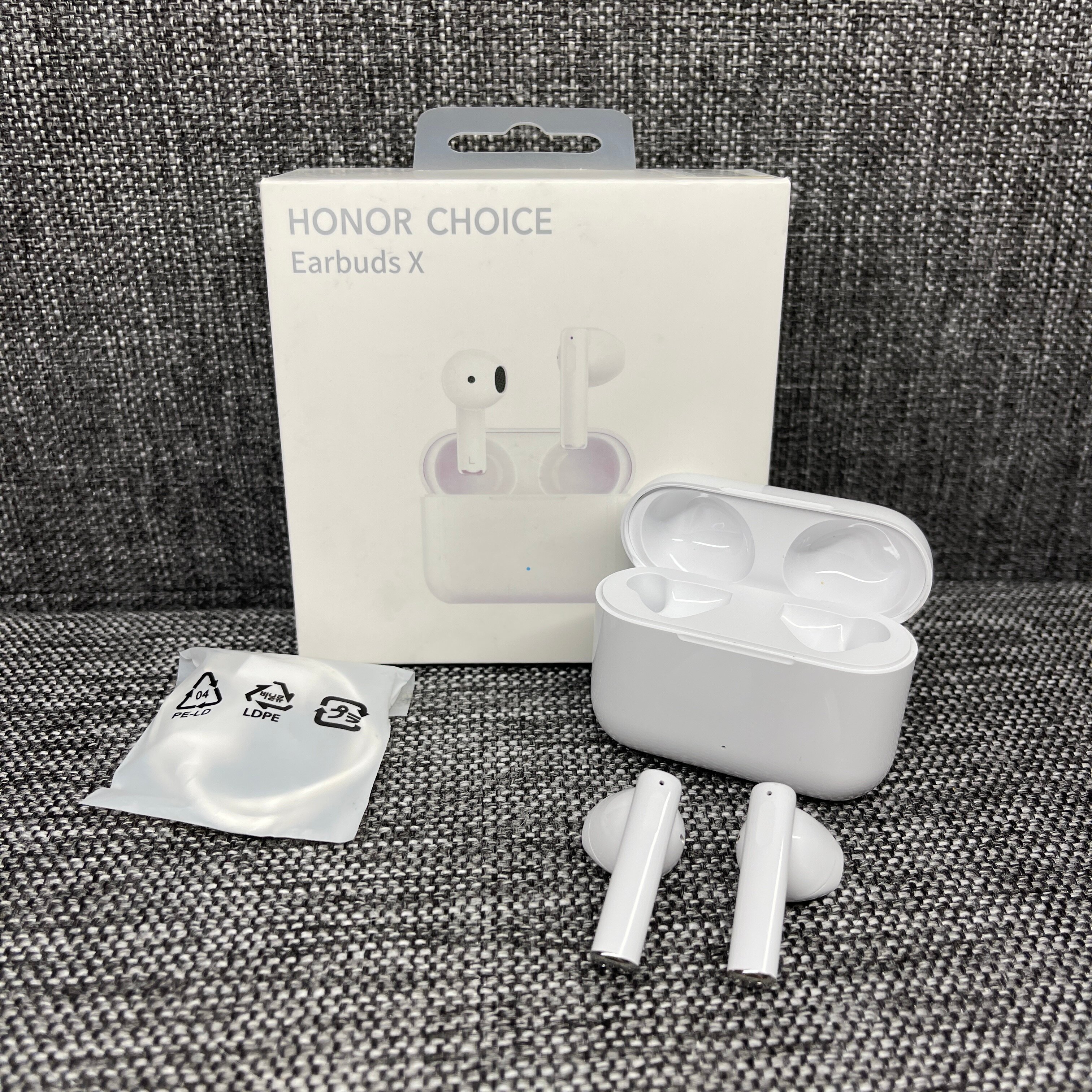 Беспроводные наушники HONOR Choice Earbuds X, USB Type-C, ледяной белый