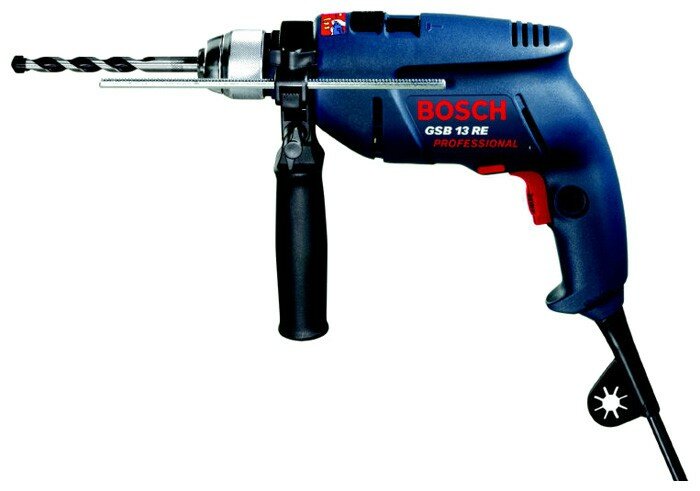 Дрель ударная Bosch GSB 13 RE Professional 600Вт патрон:быстрозажимной реверс