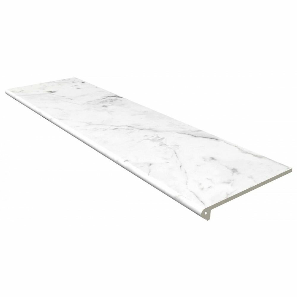 Ступень Gres Aragon Peld. Red. Marble Carrara Blanco Liso 120x30 см (1 шт.)