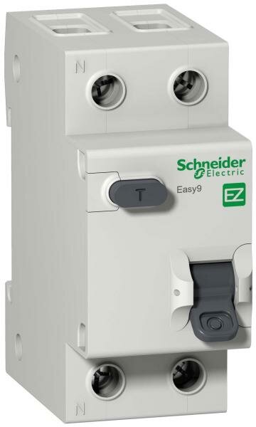 Выключатель дифференциального тока Schneider Electric EASY 9 1П+Н 25А 30мА C AC EZ9D34625