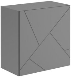 Шкаф навесной МК Стиль Гранж ШН-002 серый шифер / матовый графит софт 60.2х32х60 см