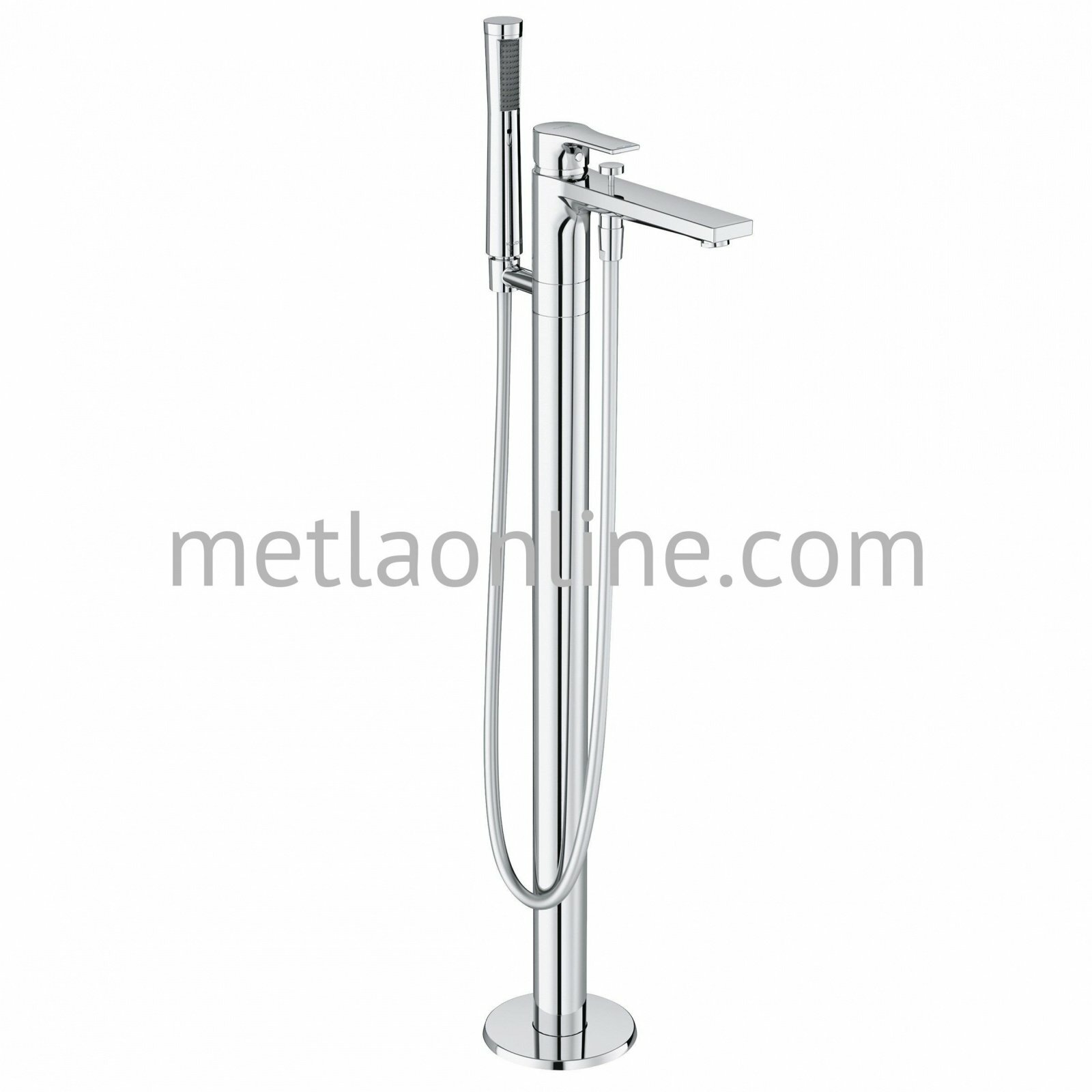 Смеситель для ванны и душа Kludi ZENTA SL 485900565 однорычажный DN 15, для отдельно стоящих ванн хром
