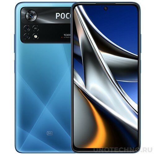 Смартфон Poco X4 Pro 5G 8/256Gb Laser Blue (Синий) Global Version