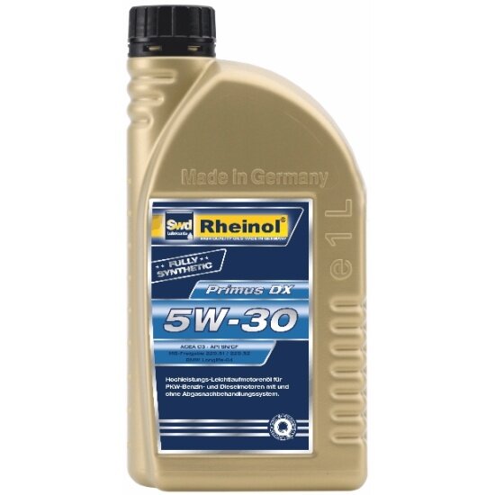 Моторное масло SWD RHEINOL Primus DX 5W-30 синтетическое 1 л «Сделано в Германии»