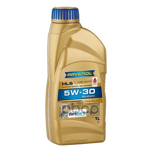 Синтетическое моторное масло RAVENOL HLS SAE 5W-30