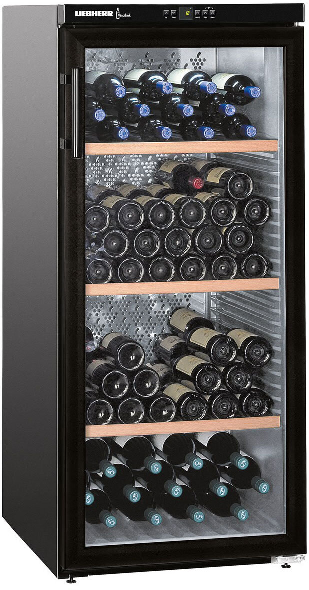 Винный шкаф LIEBHERR/ 135х60х73.9, монотемпературный, 164 бутылки