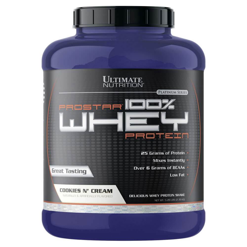 Ultimate Nutrition Prostar 100% Whey Protein, 2390 г (Ваниль)