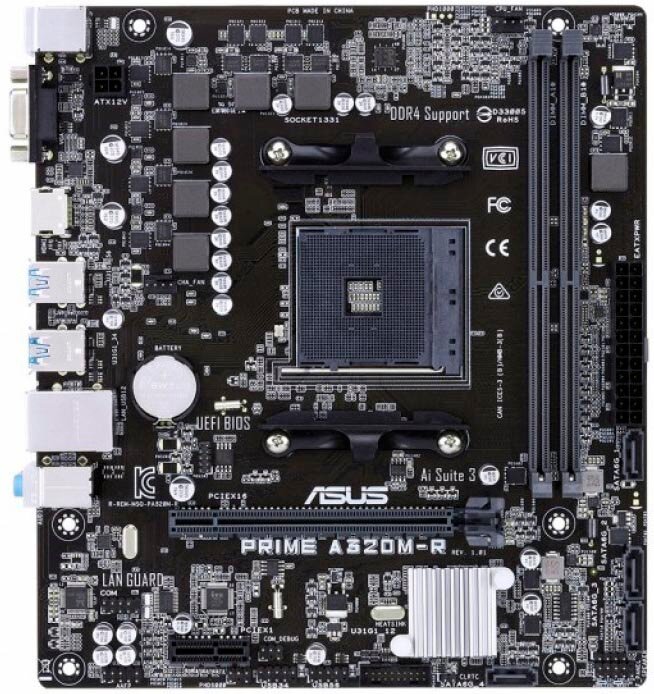 ASUS Материнская плата Asus PRIME A320M-R-SI