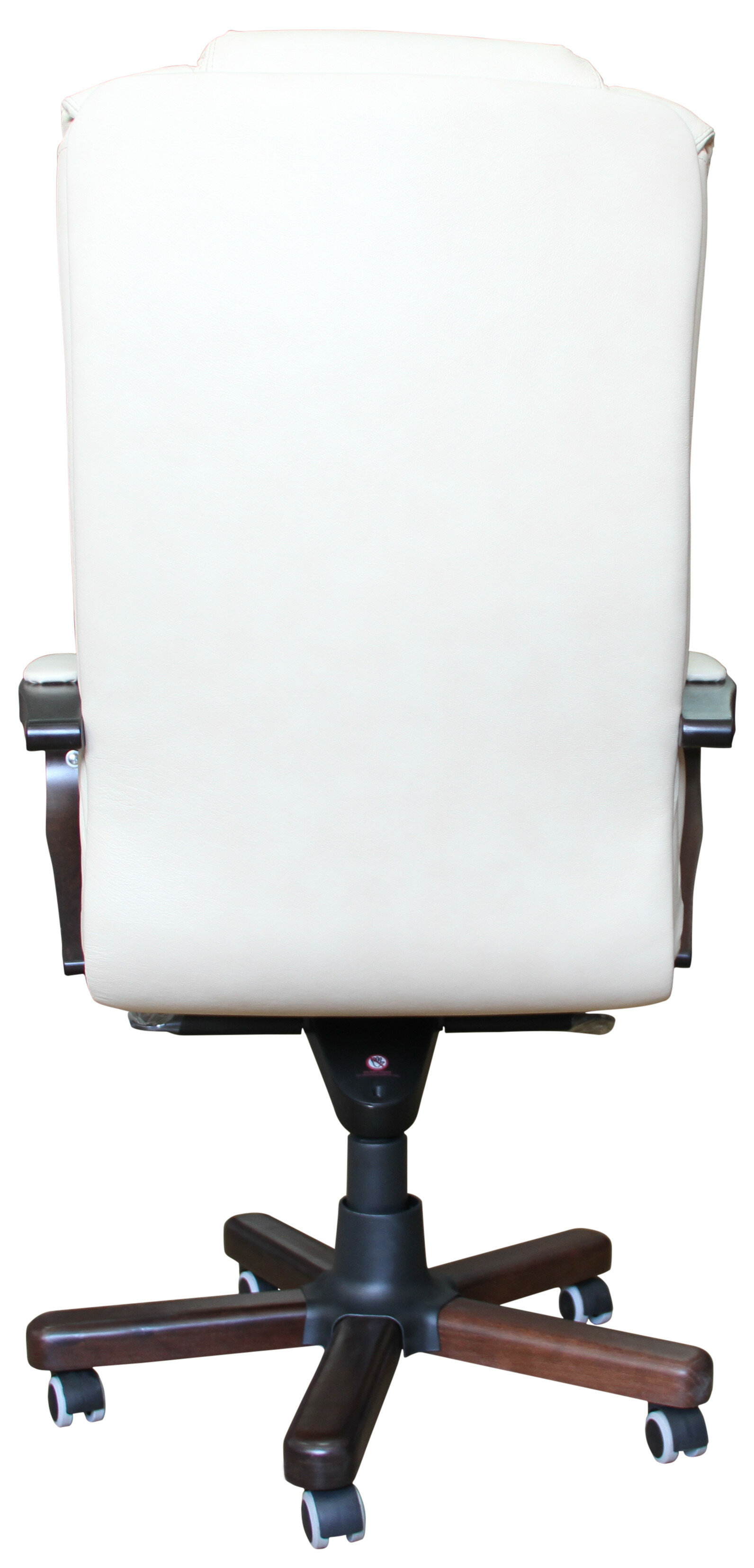 Кресло Q-44 LUX MП кожа белая - фотография № 3