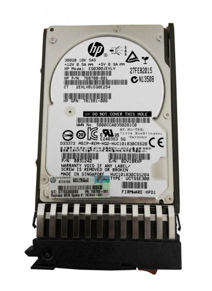   HP 787644-001 300Gb 10000 SAS 2,5" HDD