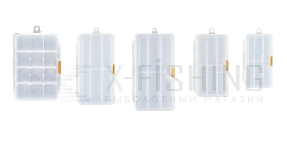 Meiho, Коробка для приманок SFC Worm Case, S, Clear