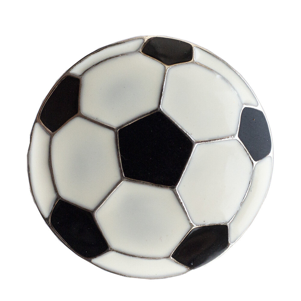 3D Наклейка металлическая декоративная Футбольный мяч на телефон чехол ноутбук / стикер для телефона / наклейки для детей / клеящаяся основа скотч 3M