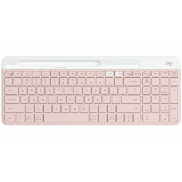 Клавиатура офисная Logitech K580 (розовый)