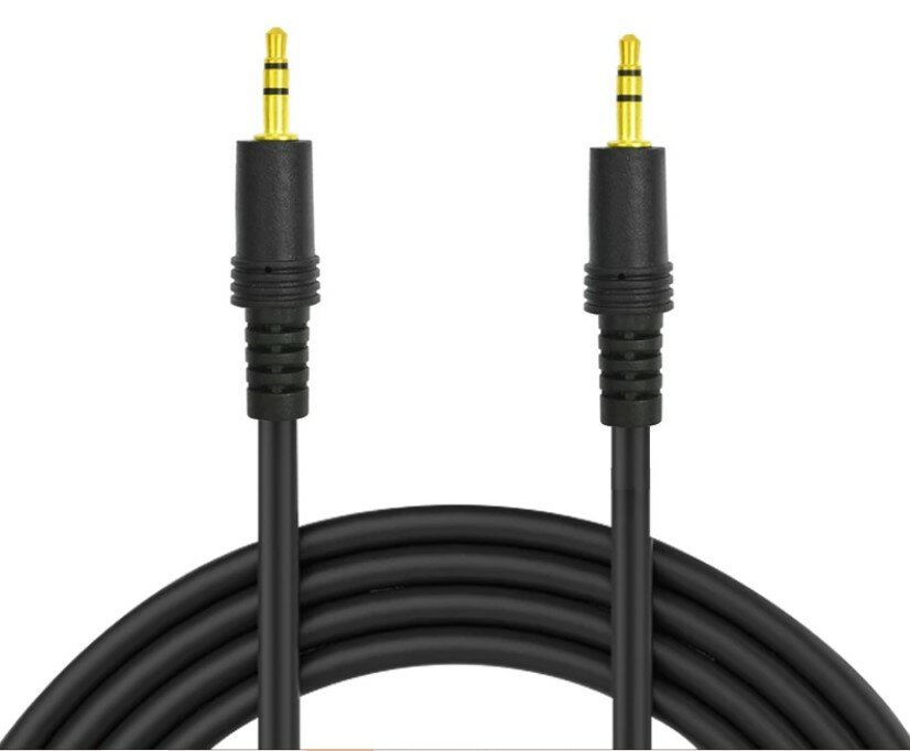 AUX Audio кабель 3,5 мм, 10 метров, черный