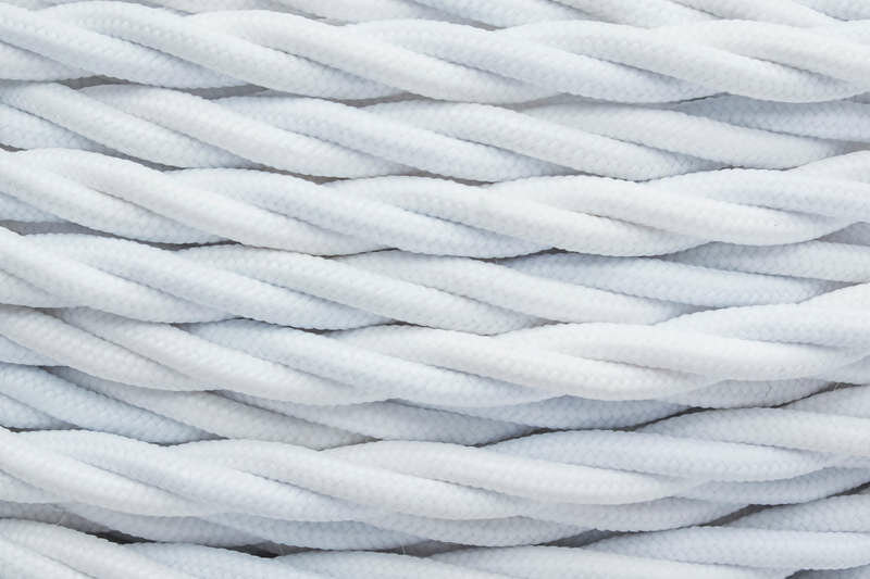 фото Провод ретро 3х1.5 матов. бел. (уп.20м) | код B1-434-71-20 | Bironi ( 2 упак.)