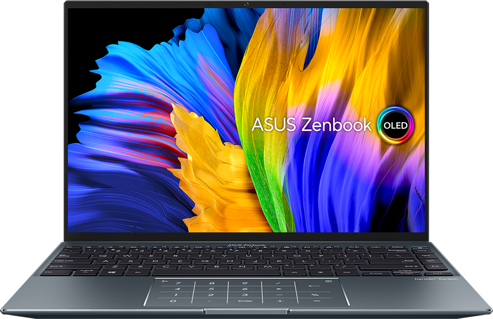 Asus Ноутбук ASUS Zenbook 14X OLED UX5401EA-KN146W 2880x1800, Intel Core i5 1135G7 2.4 ГГц, RAM 8 ГБ, SSD 512 ГБ, Intel Iris Xe Graphics, Windows 11, 90NB0UQ1-M005H0, Pine Grey