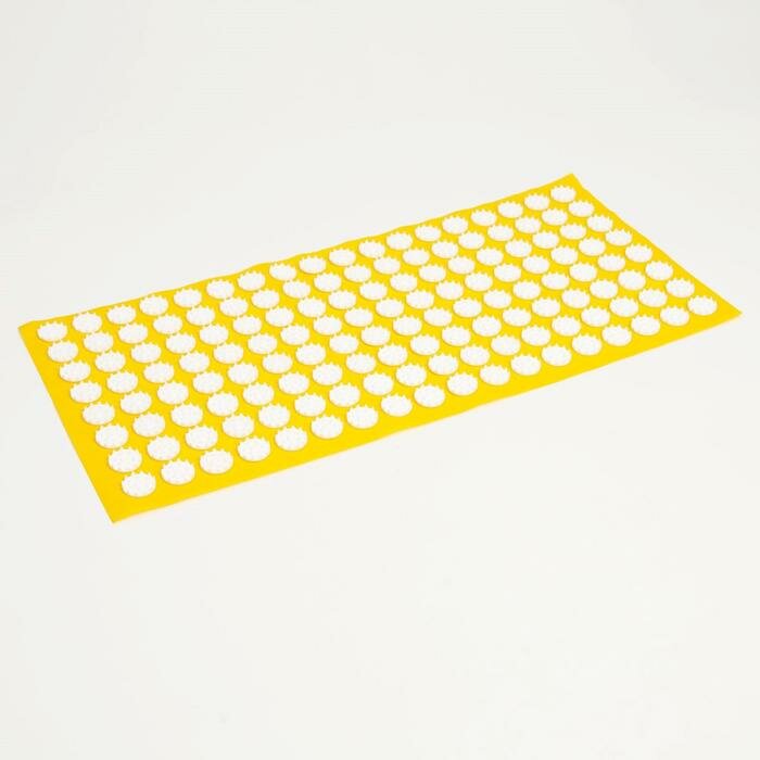 Аппликатор Кузнецова, 144 колючки, спанбонд, жёлтый, 26 х 56 см. - фотография № 1