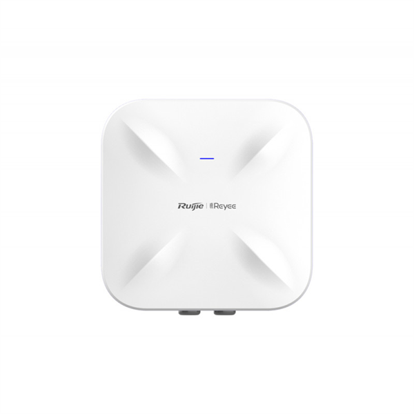 Ruijie Точка доступа Reyee AX1800 Wi-Fi 6 Outdoor Access Point. 1775M Dual band dual radio AP. Internal antenna; 1 10/100/1000 Base-T Ethernet ports supports PoE IN;1 100/1000 Base-X SFP Gigabit port; 2.4GHz/5GHz du