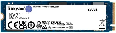 SSD накопитель Kingston NV2 SNV2S/250G 250ГБ M.2 2280 PCIe 4.0 x4 NVMe M.2