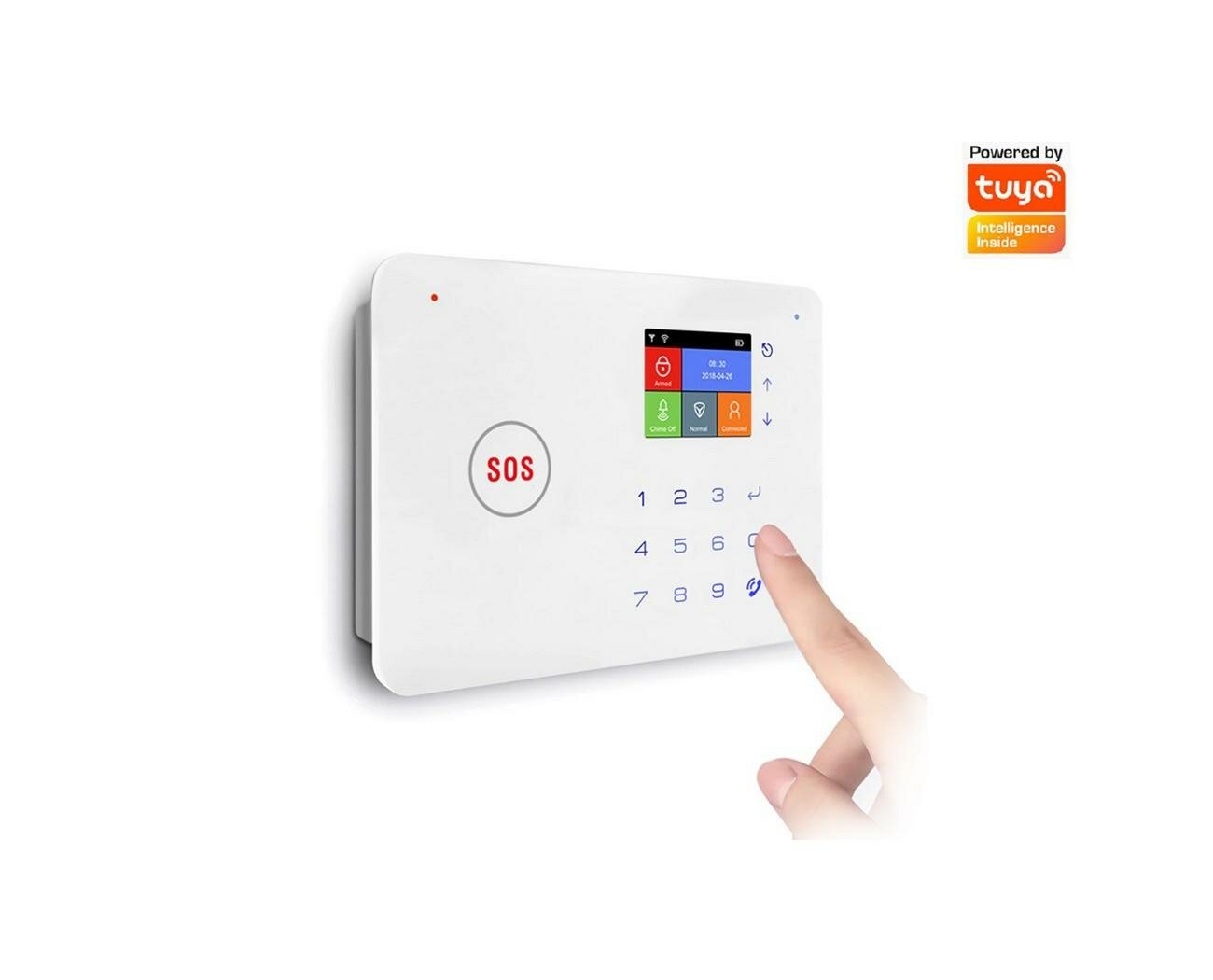 Беспроводная GSM и Wi-Fi сигнализация Страж Охрана-GSM-Wi-Fi (W3626RU) с цветным экраном. До 5 телефонных номеров. Двусторонняя связь. — фото 4