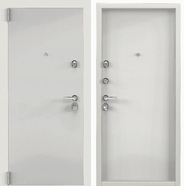Дверь входная для квартиры Torex Super Omega 100 950х2050, левый, тепло-шумоизоляция, антикорозийная защита, замки 4-ого класса защиты, белый/бежевый - фотография № 1