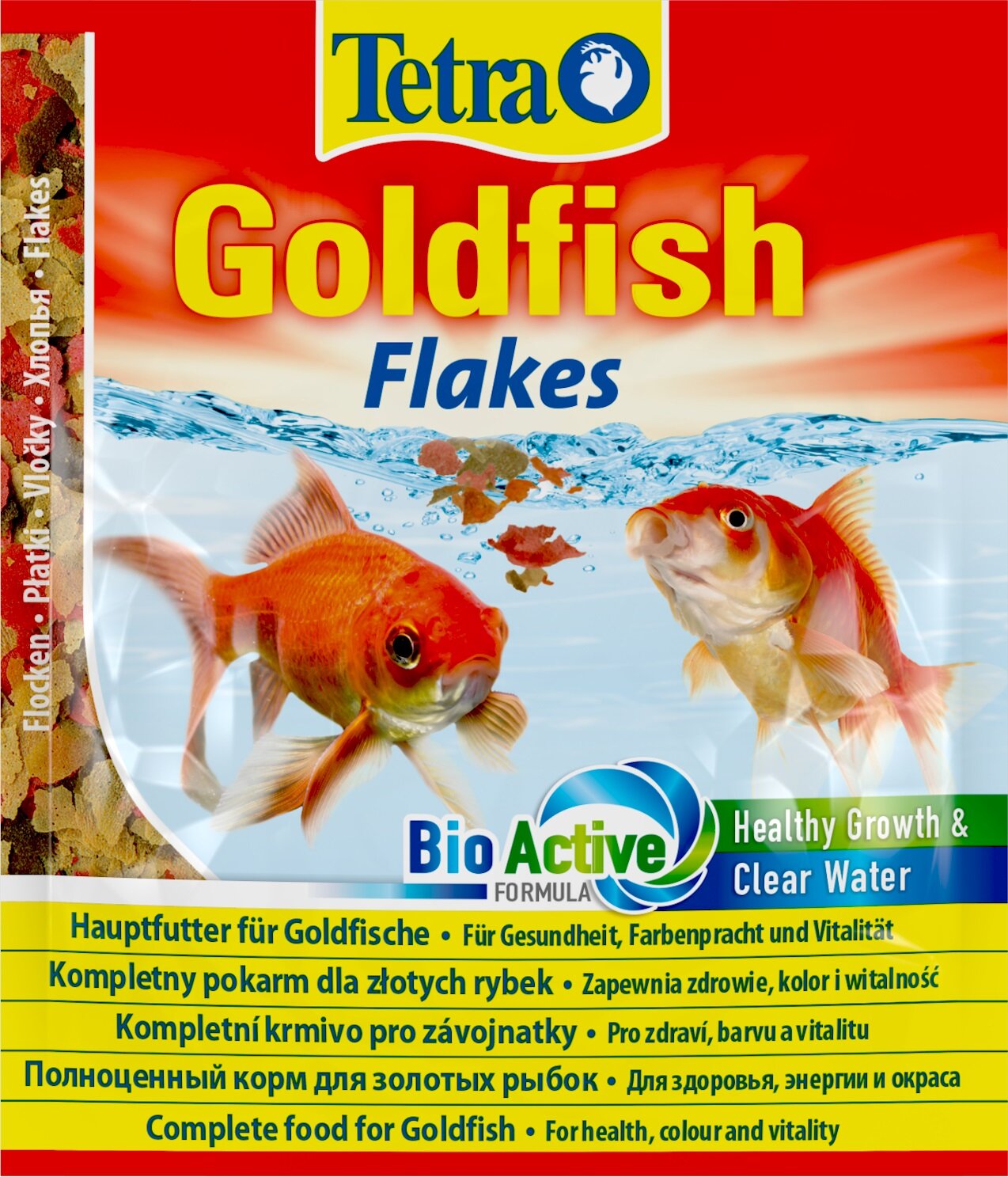 Tetra Goldfish Flakes корм в хлопьях для всех видов золотых рыбок, 12 г