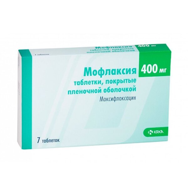 Мофлаксия таб. п/о 400мг №7