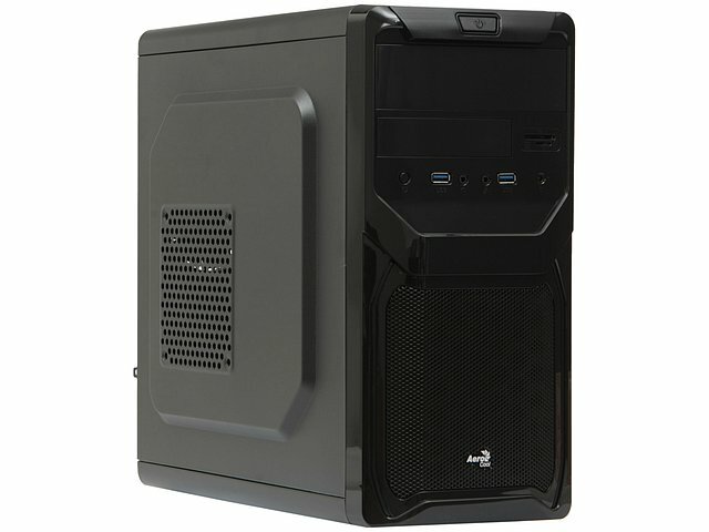 Корпус Aerocool Корпус Minitower Aerocool Qs-183 Advance Black, mATX, черный (без БП)