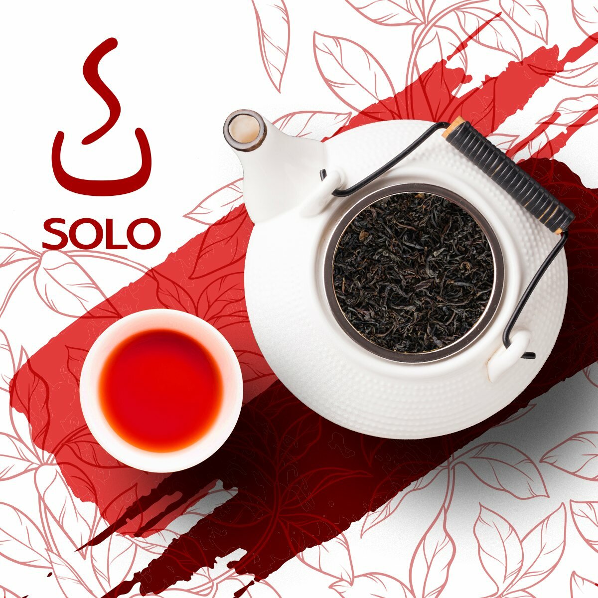 Чай "SOLO" Ассам, ПЭТ банка, 100г - фотография № 4