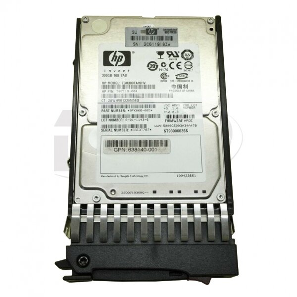 637992-001 HP Жесткий диск HP 300GB 6G SAS 10K SFF [637992-001]
