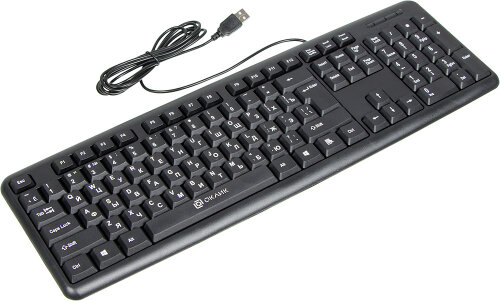 Клавиатура OKLICK 180V2 Black USB (1185956)