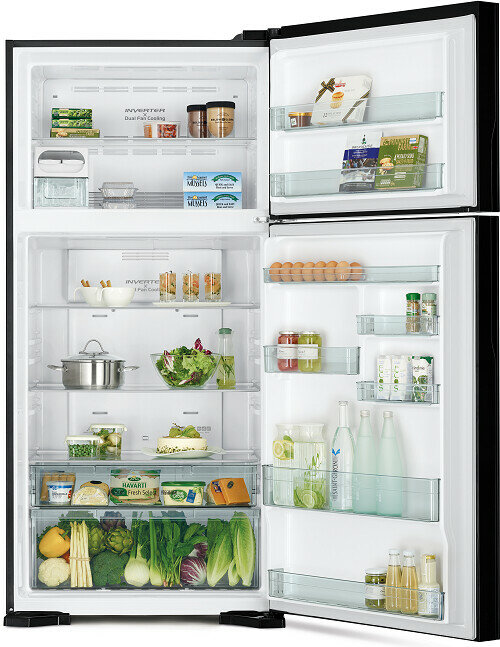 Холодильник Hitachi R-VG610PUC7 GGR - фотография № 2