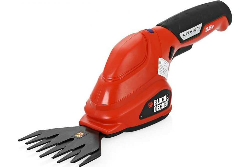 Black+Decker Ножницы GSL200 акк,3.6В,1.1АчLi-Ion,захват10см,раб 45мин,0.58кг