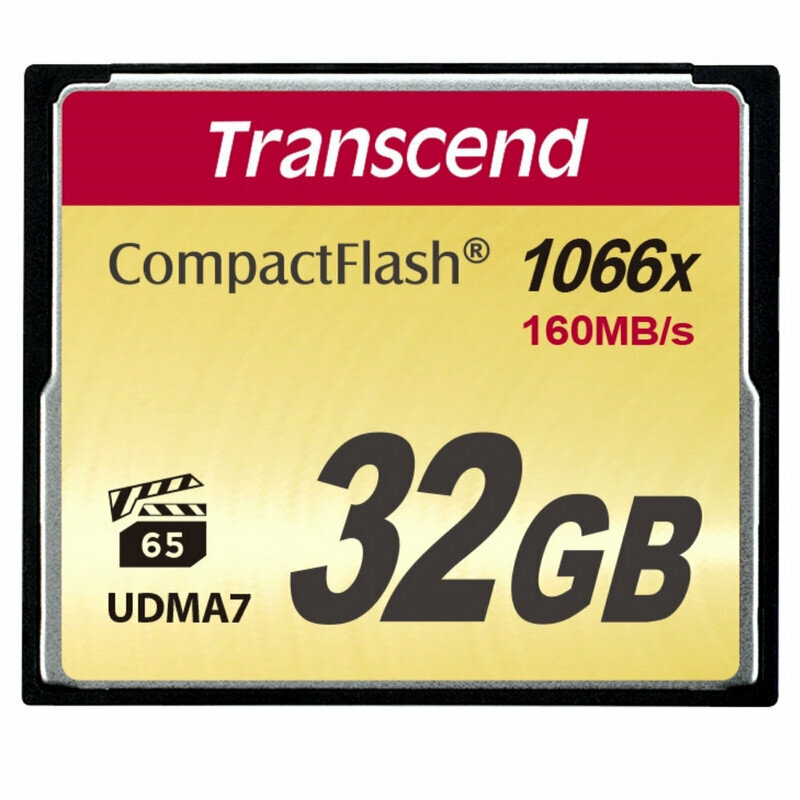 Карта памяти Transcend CompactFlash 1000 32Gb UDMA7, TS32GCF1000, 1209504