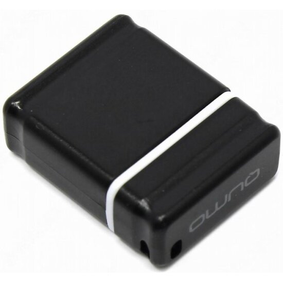 Флешка 8Gb QUMO Nano Black USB 2.0 (QM8GUD-NANO-B)