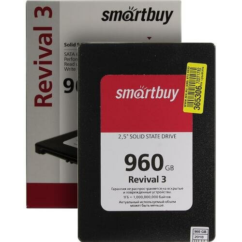 SSD Smartbuy Revival 3 960 Гб SB960GB-RVVL3-25SAT3