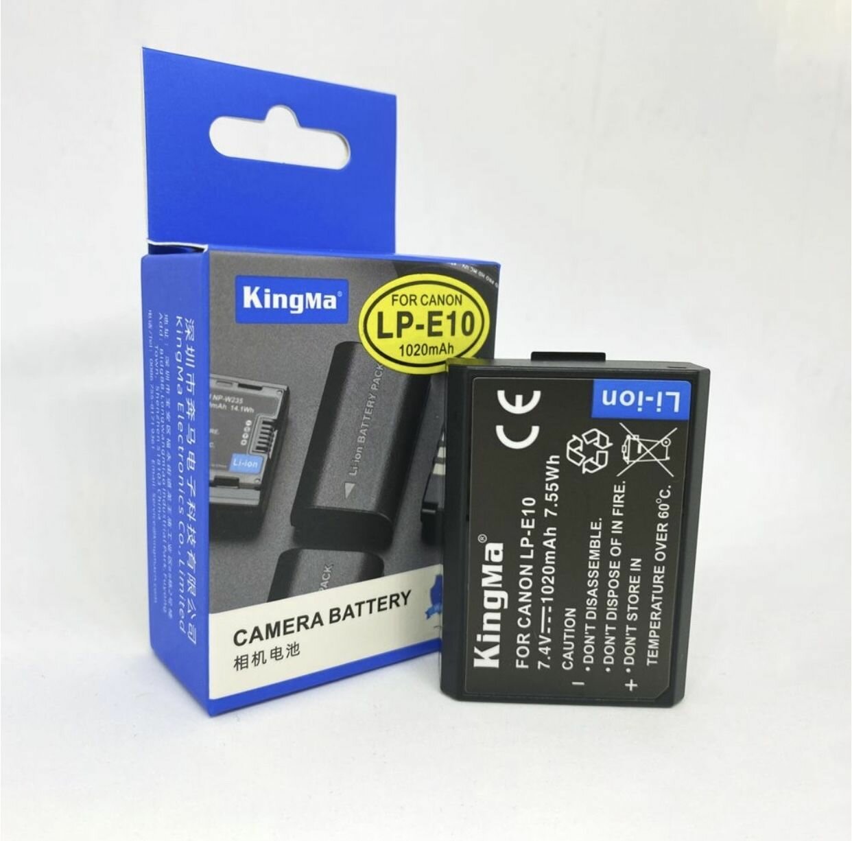 Аккумулятор для Canon LP-E10 1020 mAh KingMa