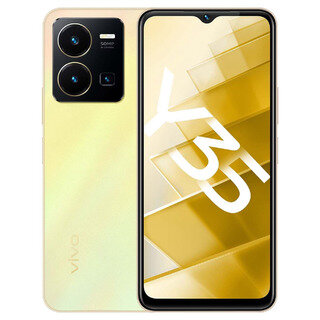 Смартфон vivo Y35 4/64 ГБ Global, Dual nano SIM, золотой рассвет