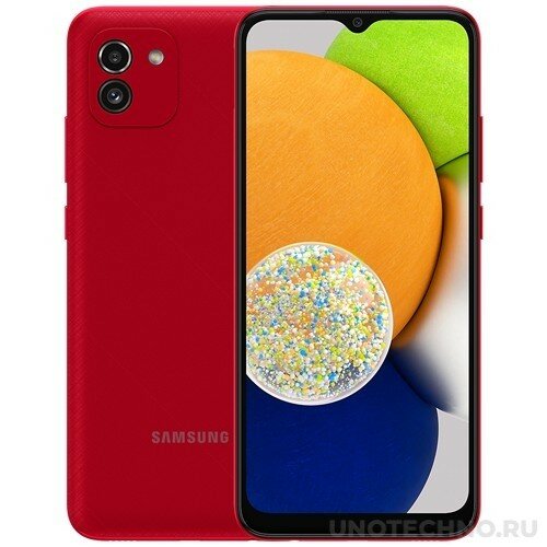 Смартфон Samsung Galaxy A03 4/64Gb Red (Красный)