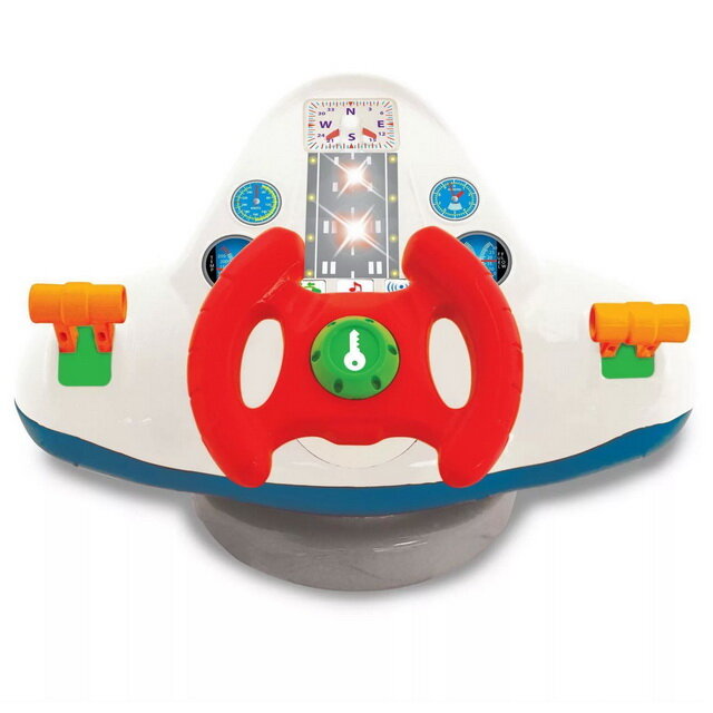 Kiddieland Развивающая игрушка Kiddieland Штурвал Самолета 25 см со светом и звуком KID 057307