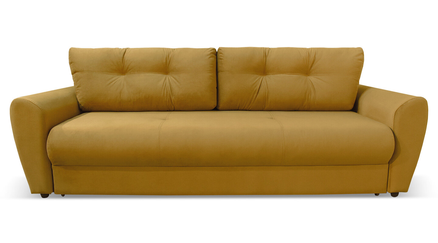 Прямой диван Амстердам 249х105х92 см, механизм еврокнижка - фотография № 1