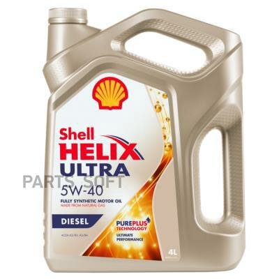 SHELL Helix Ultra Diesel 5W40 CF, A3/B4 синтетика 4л (1/4)