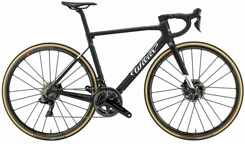 Велосипед Wilier Zero SLR Disc Ultegra Di2 Cosmic SL45 (2023) XL, Черный матовый