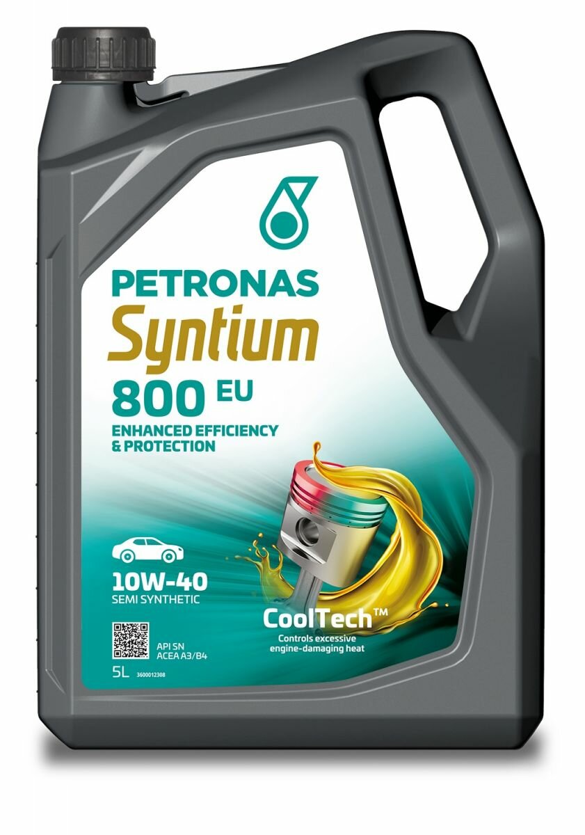 Синтетическое моторное масло Petronas Syntium 800 EU 10W40, 5 л, 1 шт
