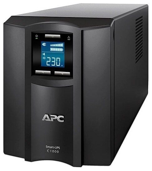 ИБП APC Smart-UPS C SMC1000I, черный