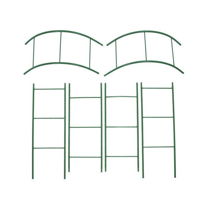 Greengo Арка садовая, разборная, 240 × 125 × 36.5 см, металл, зелёная, Greengo - фотография № 4